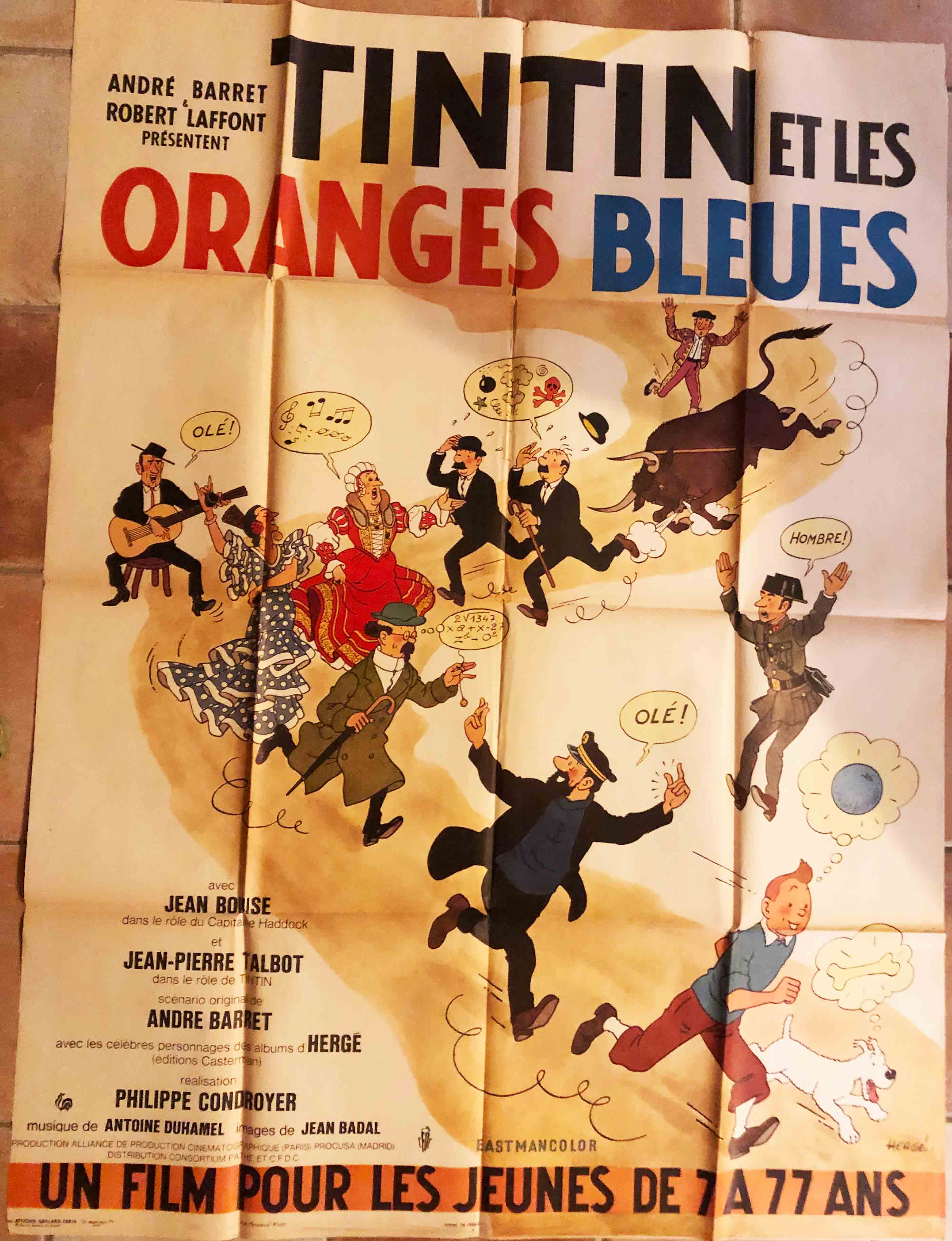Tintin et les oranges bleues