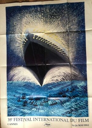 Affiche Originale Festival International du Film 1982 - Cannes