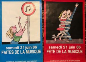L'affiche officielle de la Fête de la Musique 1986 (Copie)