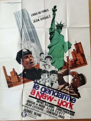 Affiche de Cinéma le gendarme à New York