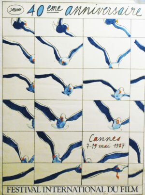 affiche du Festival de Cannes 1987 affiche du Festival de Cannes 1987