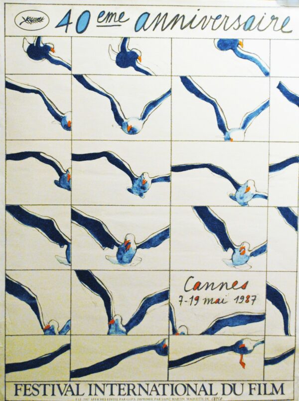 affiche du Festival de Cannes 1987 affiche du Festival de Cannes 1987