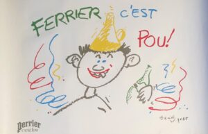 Affiche Publicitaire Perrier