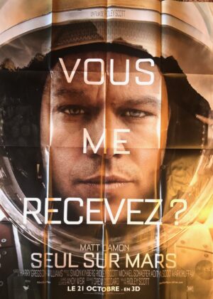 Affiche Seul sur Mars – Poster film science-fiction Matt Damon