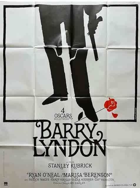 Affiche Barry Lyndon – Poster cinéma Stanley Kubrick vintage Affiche Barry Lyndon – Poster cinéma Stanley Kubrick vintage