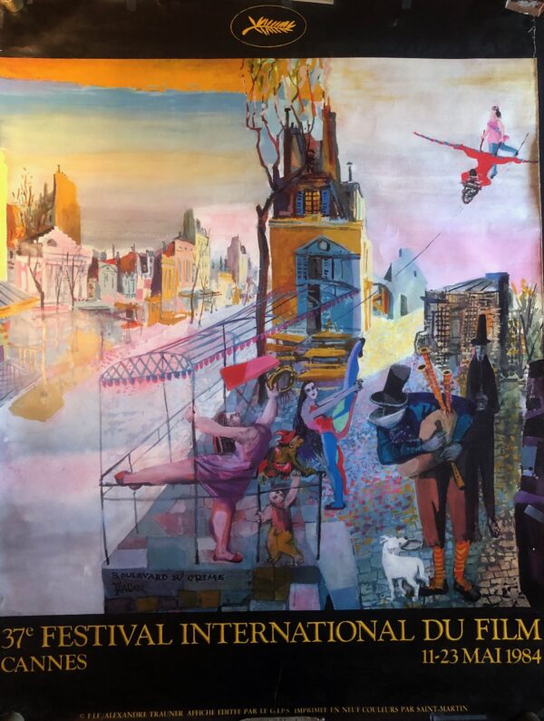 Affiche FESTIVAL DE CANNES 1984