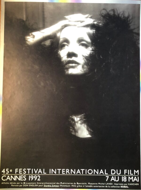 Affiche Festival de Cannes 1992