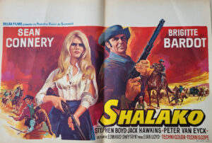 POSTER MOVIE BELGIAN/AFFICHE BELGE ORIGINALE - SHALAKO (1968)