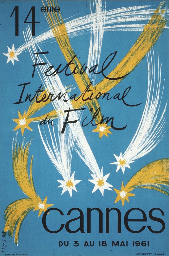 Affiche Festival de Cannes 1961