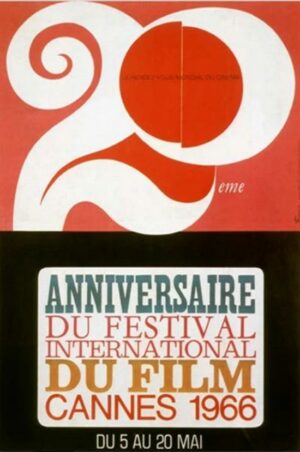 Affiche Festival de Cannes 1966