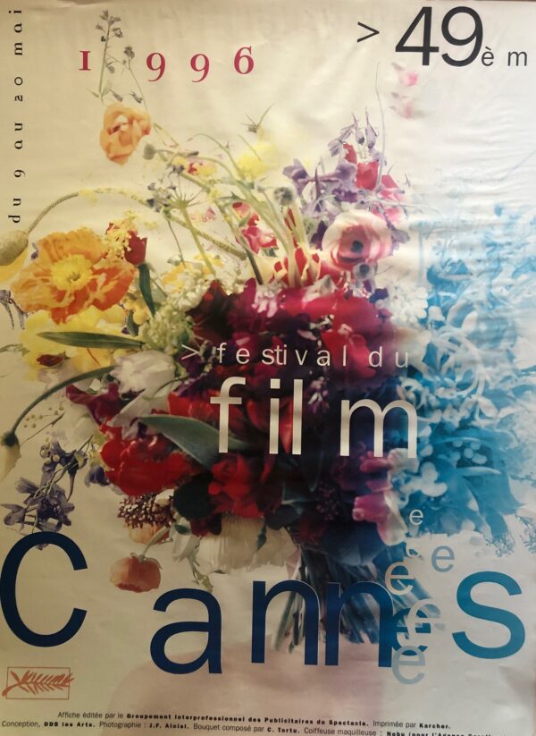 Affiche Festival de Cannes 1996 Affiche Festival de Cannes 1996