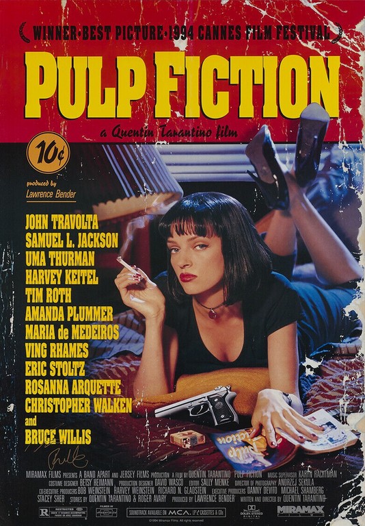 Affiche cinéma Pulp Fiction Affiche cinéma Pulp Fiction