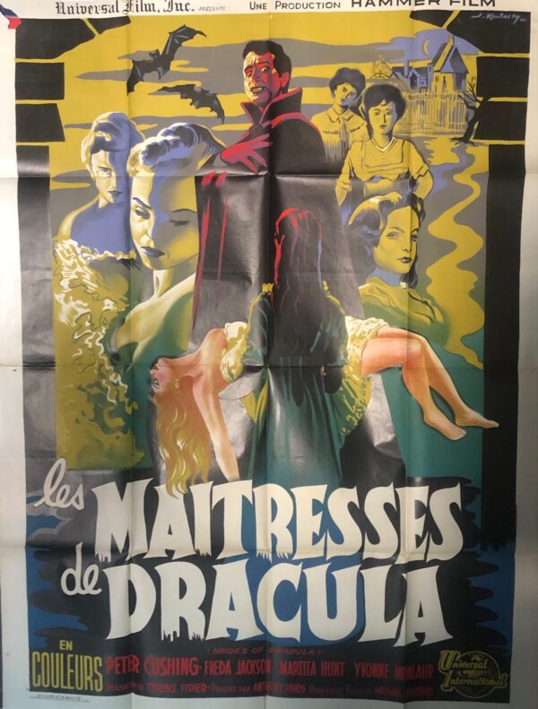 affiche cinéma les maîtresses de dracula