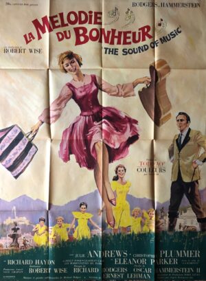 Affiche cinéma La Mélodie du Bonheur