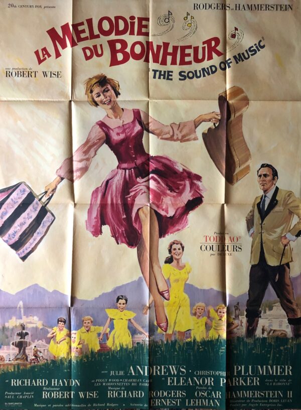 Affiche cinéma La Mélodie du Bonheur