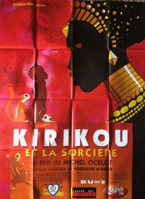 Affiche cinéma Kirikou et la Sorcière Affiche cinéma Kirikou et la Sorcière