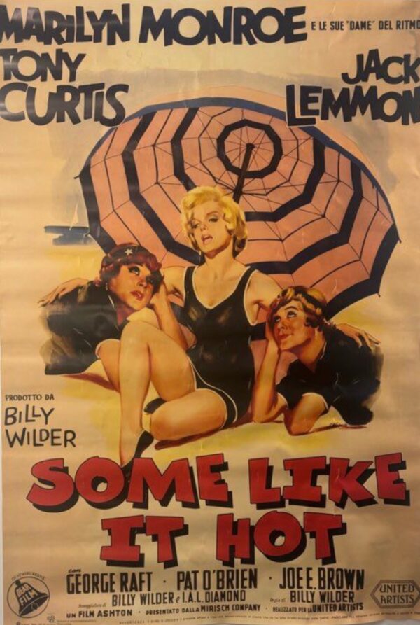 Affiche cinéma Certains l'aiment chaud