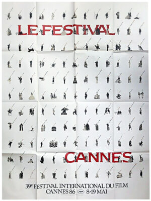 Affiche Festival de Cannes 1986