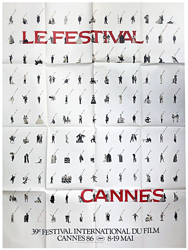 Affiche Festival de Cannes 1986