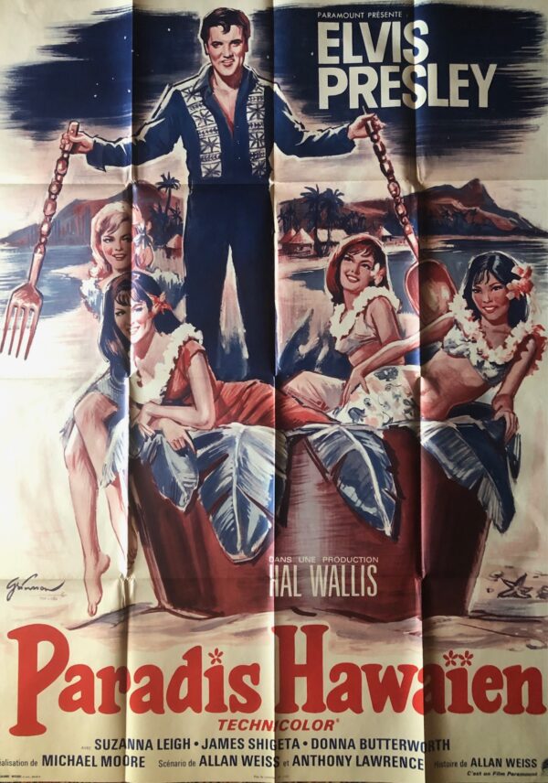 Affiche cinéma Paradis hawaïen Affiche cinéma Paradis hawaïen