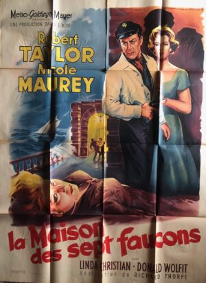 Affiche cinéma La Maison des sept faucons