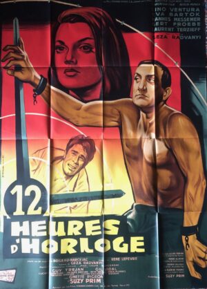Affiche cinéma 12 heures d'horloge